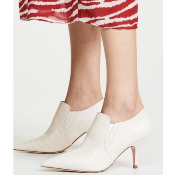 tory burch white booties